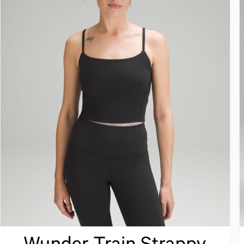 Lululemon - wunder train strappy tank